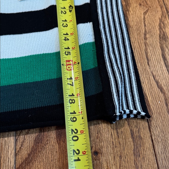 NWT Christopher John Rogers striped knit crop short sleeve baby tee size medium - Picture 8 of 8